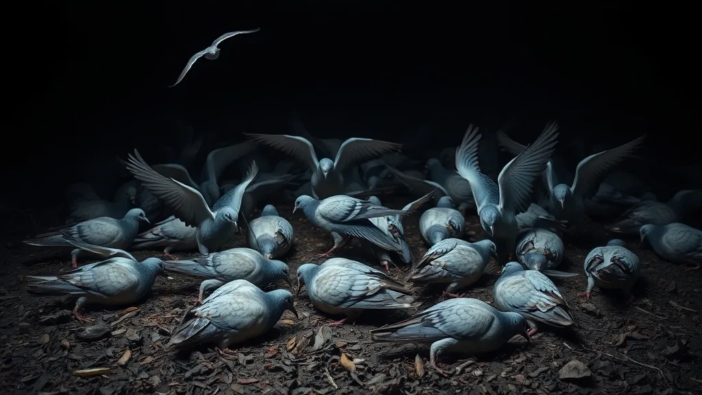 Dream symbol: dead pigeons: symbolism: Loss and Grief