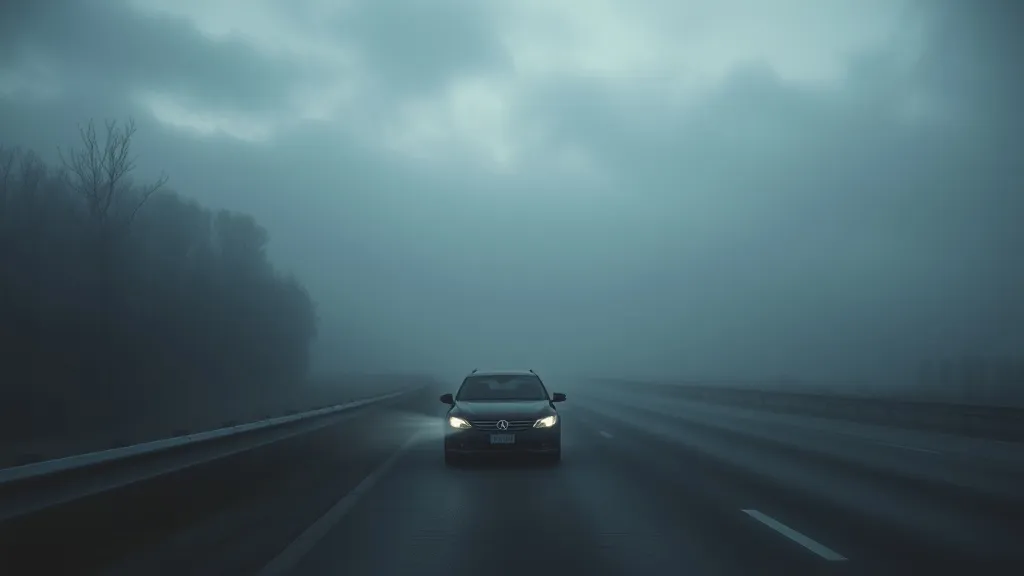 Dream symbol: foggy highway: scenarios: Dream about Crashing on a Foggy Highway