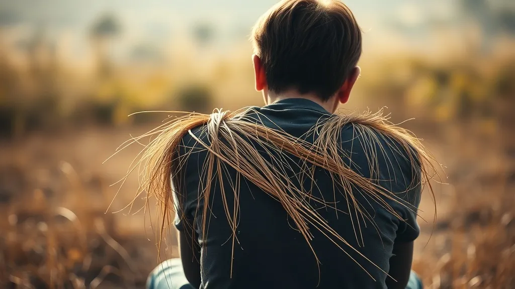 Dream symbol: dry grass on their back: scenarios: Dream of Being Covered in Dry Grass on Your Back