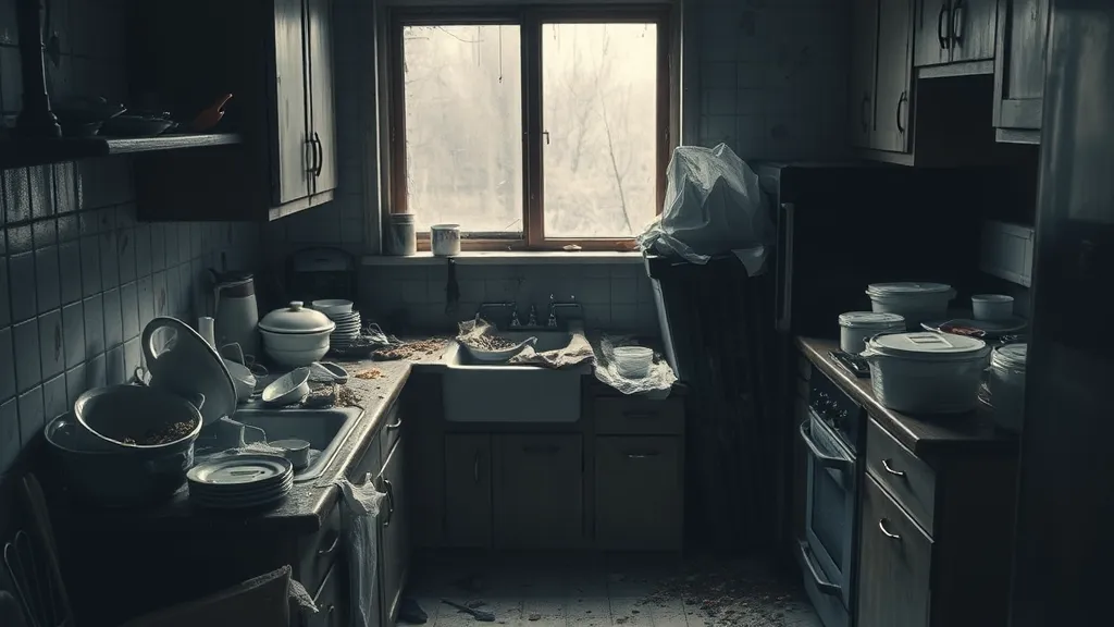 Dream symbol: filthy place: scenarios: Dream of a Filthy Kitchen