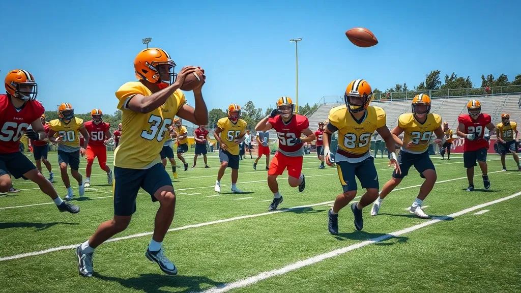 Dream symbol: football players practicing: symbolism: Highlighting the Importance of Skill Development