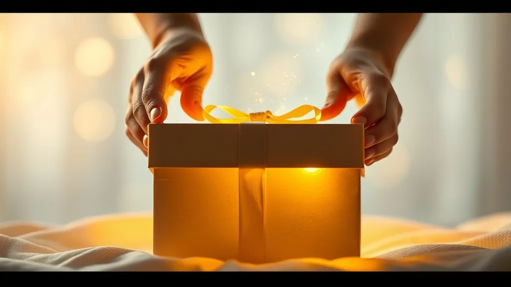 Dream symbol: gift box: scenarios: Dream of Opening a Gift Box