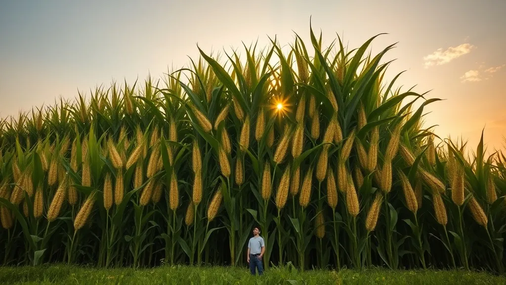 Dream symbol: gigantic maize plants: scenarios: Dream of Giant Maize Plants Blocking the Sun