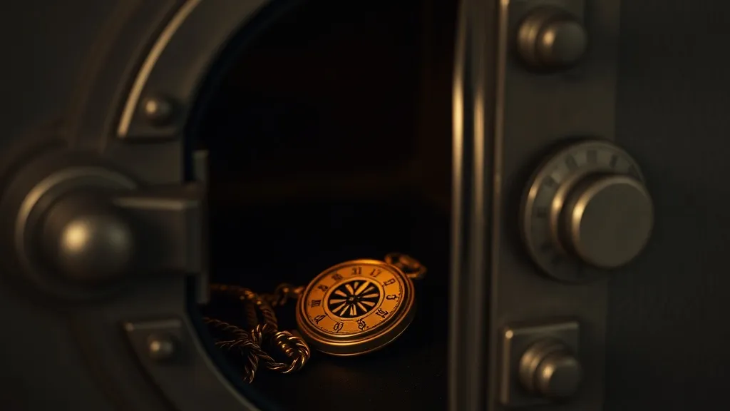 Dream symbol: gold pendant watch: scenarios: Dream of a Gold Pendant Watch in a Locked Safe