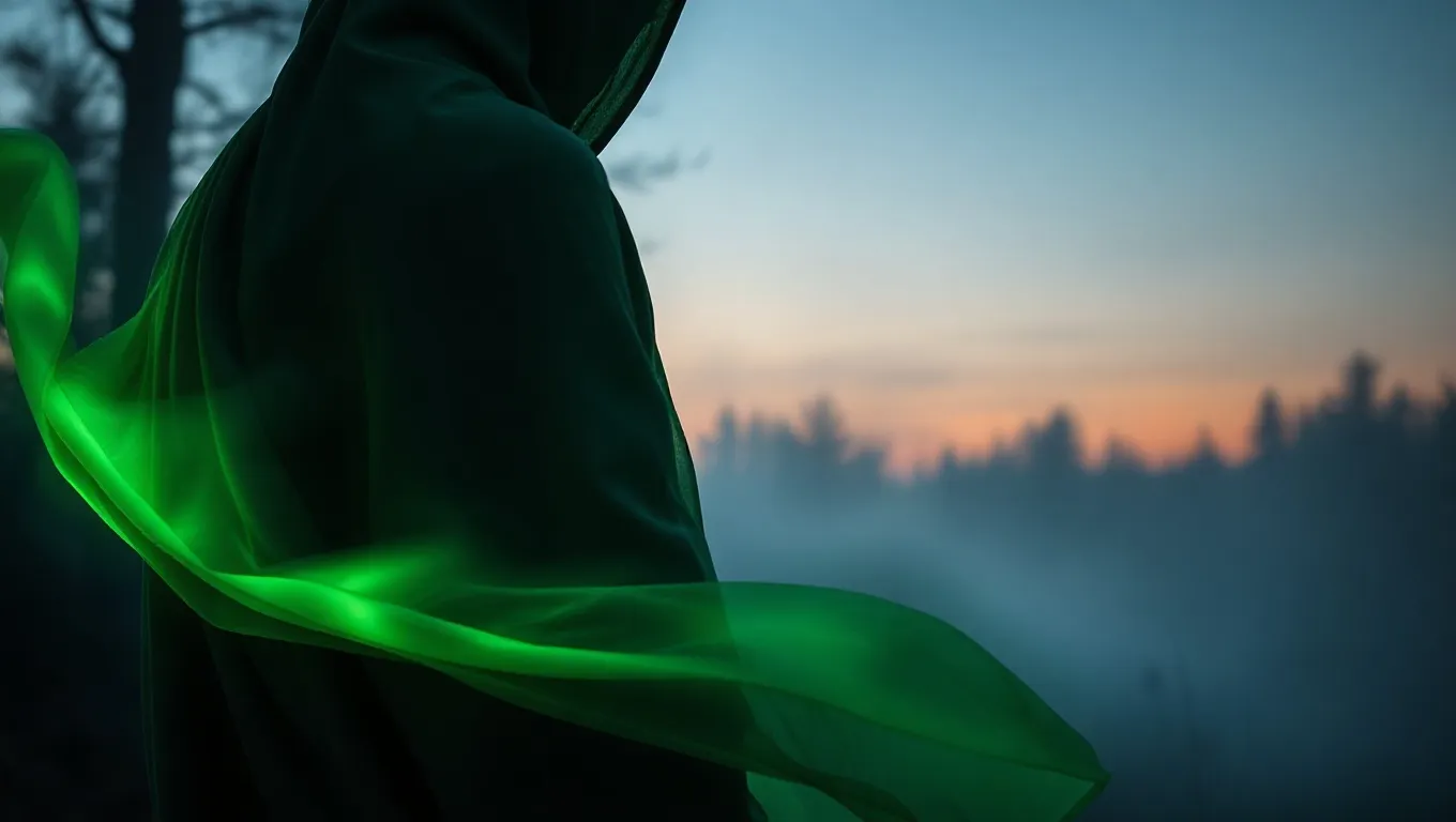 Dream symbol: green cloak: scenarios: Dream about a Green Cloak and Secrets Dream symbol: green cloak: scenarios: Dream about a Green Cloak and Secrets