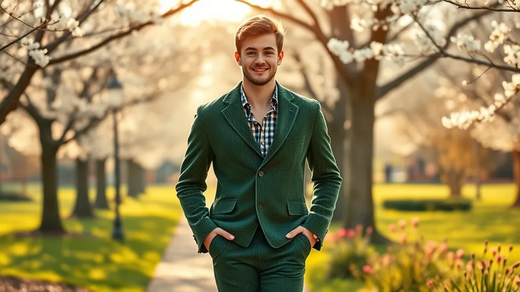 Dream symbol: green corduroy suit: symbolism: Manifestation of Youthful Optimism