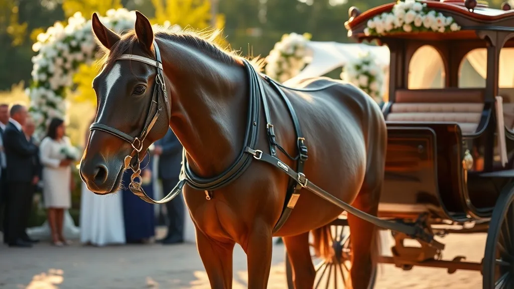 Dream symbol: horse and carriage: scenarios: Dream about a Horse and Carriage at a Wedding