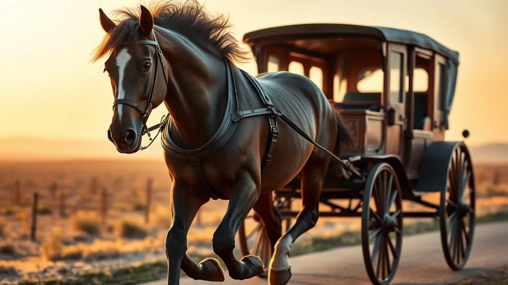 Dream symbol: horse and carriage: symbolism: Representation of Ambition and Drive