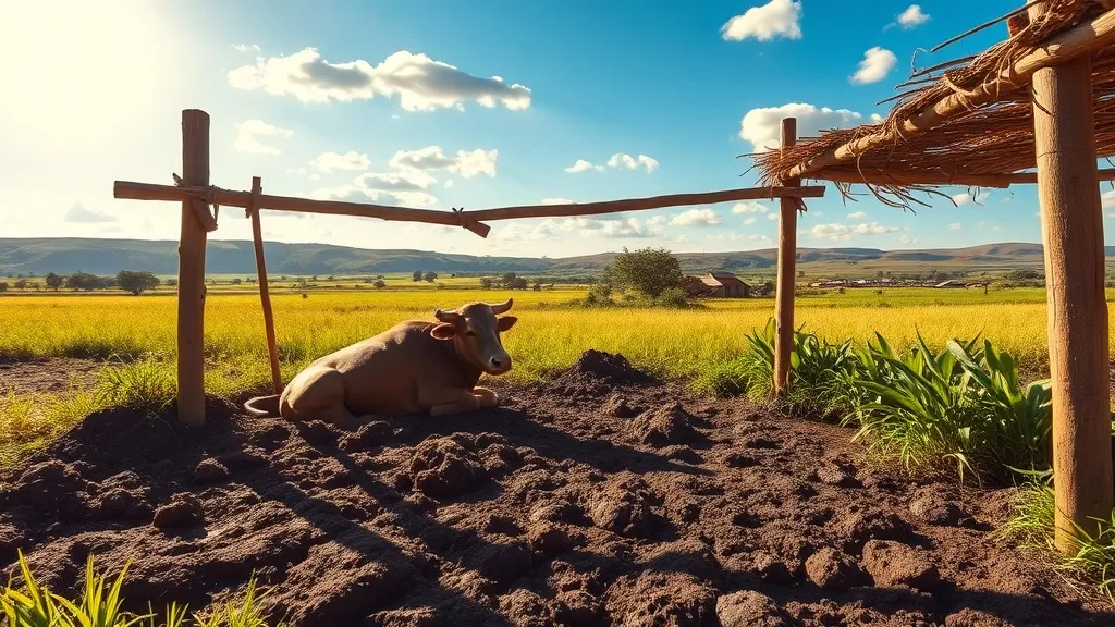 Dream symbol: kraal with wet cow dung: symbolism: Representation of Fertility and Prosperity