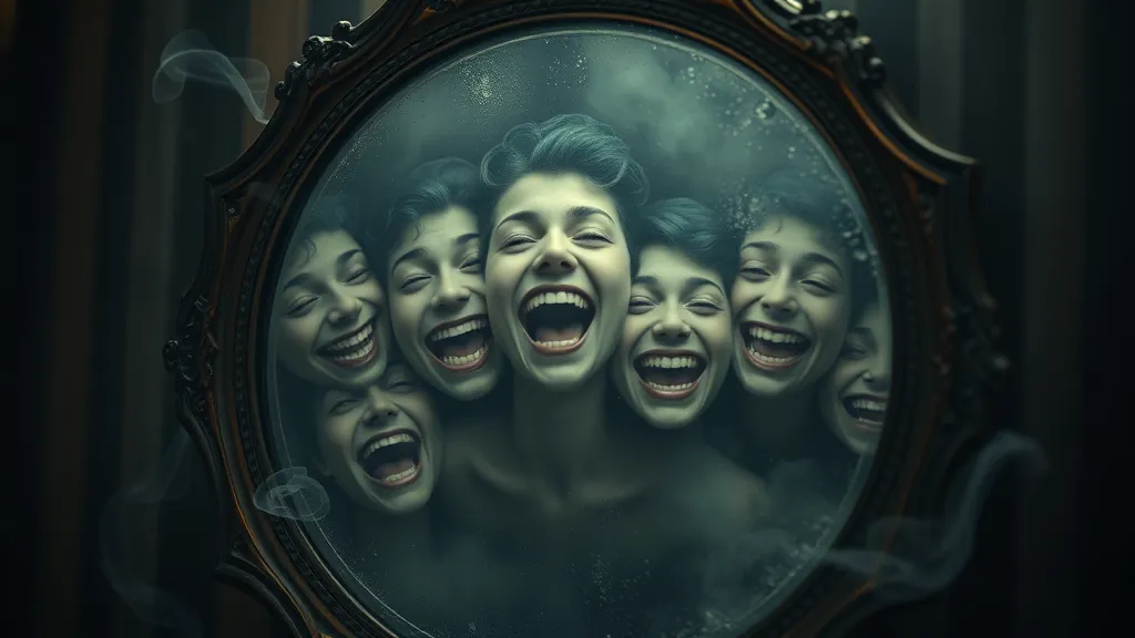 Dream symbol: laughing faces: scenarios: Dream of Laughing Faces in a Mirror