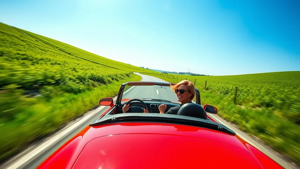 Dream symbol: little red car: symbolism: Independence and Freedom