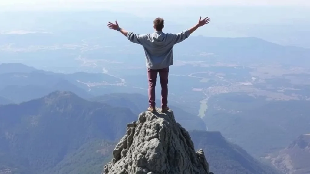 Dream symbol: looking down: scenarios: Dream of Looking Down from a Mountain
