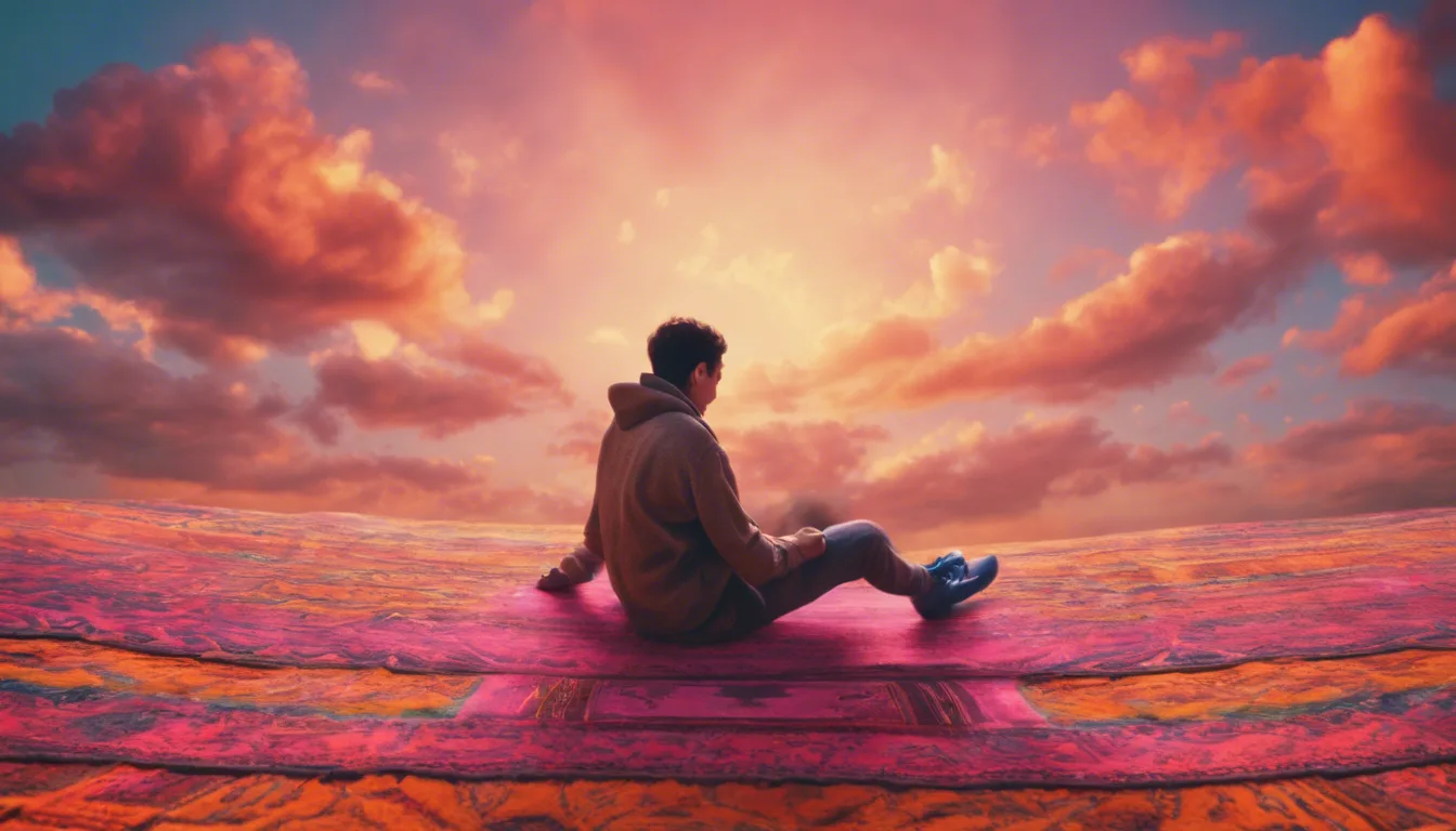 Dream symbol: losing shoes: scenarios: Dream of losing shoes while on a magic carpet