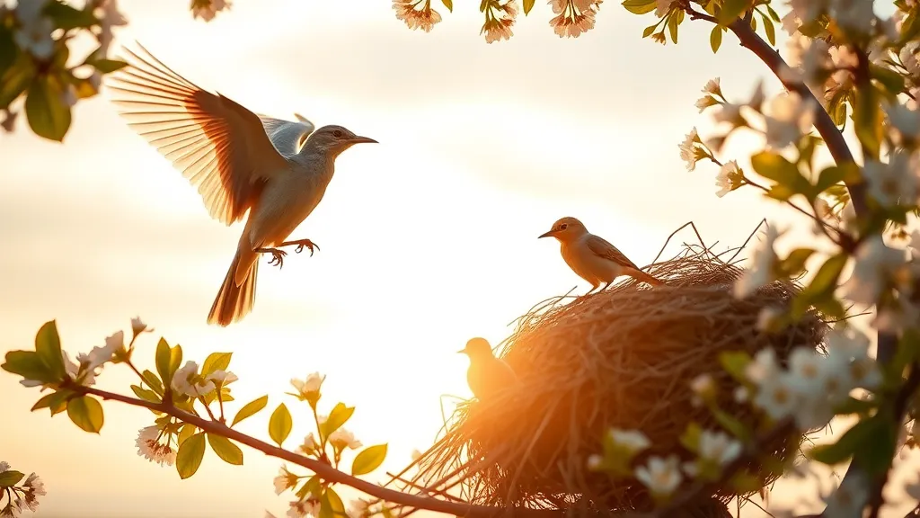 Dream symbol: mother bird: symbolism: Indicator of Personal Freedom and Independence