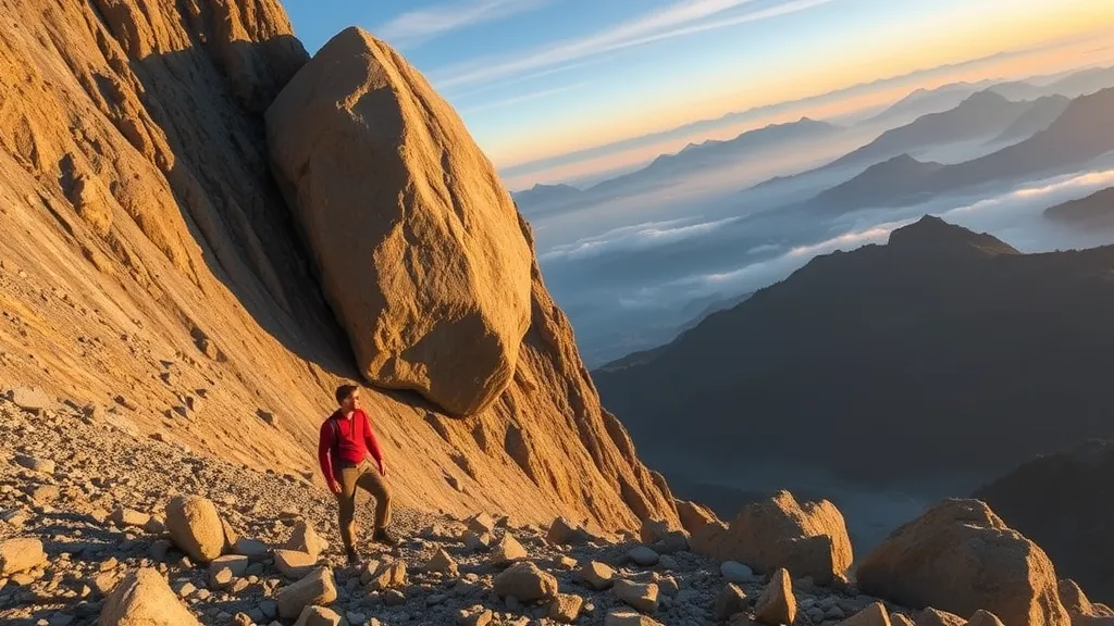 Dream symbol: mountain rock: symbolism: Personal Growth Through Endurance
