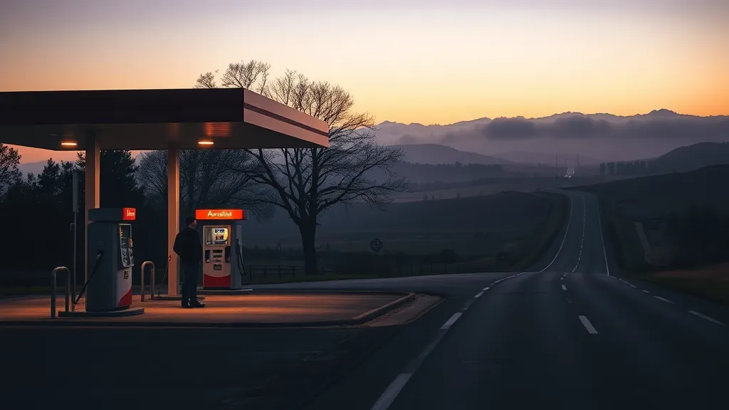 Dream symbol: petrol station: symbolism: Decision Point in Life Journey