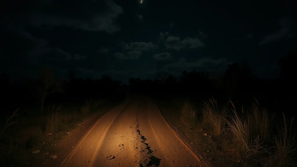 Dream symbol: public dirt road: scenarios: Dream about Seeing a Public Dirt Road at Night