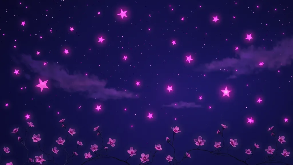 Dream symbol: purple and pink stars: symbolism: Manifestation of Love and Compassion