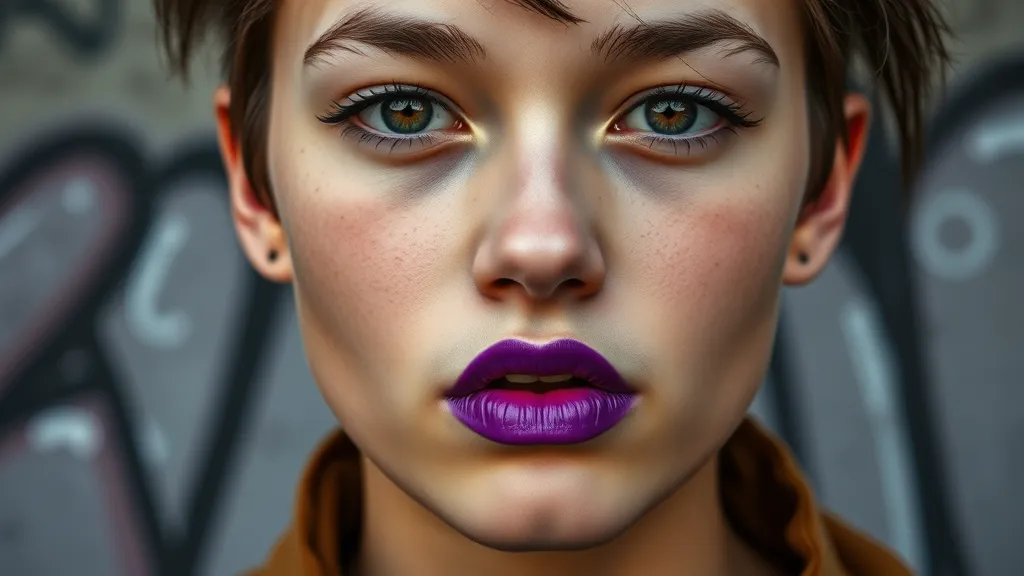 Dream symbol: purple lipstick: symbolism: Emblem of Nonconformity and Rebellion