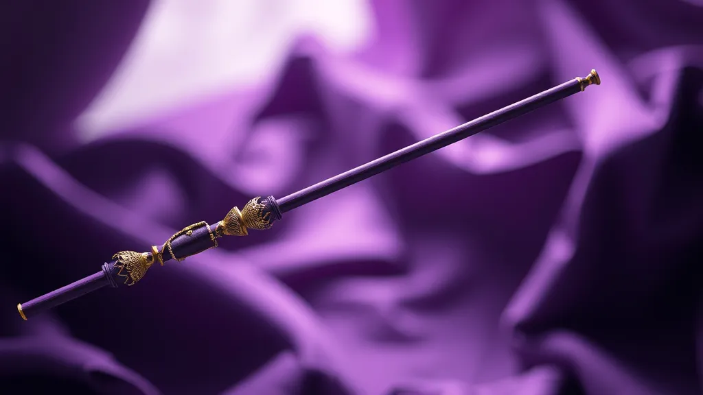 Dream symbol: purple rod: symbolism: Royalty, Nobility, and Prestige