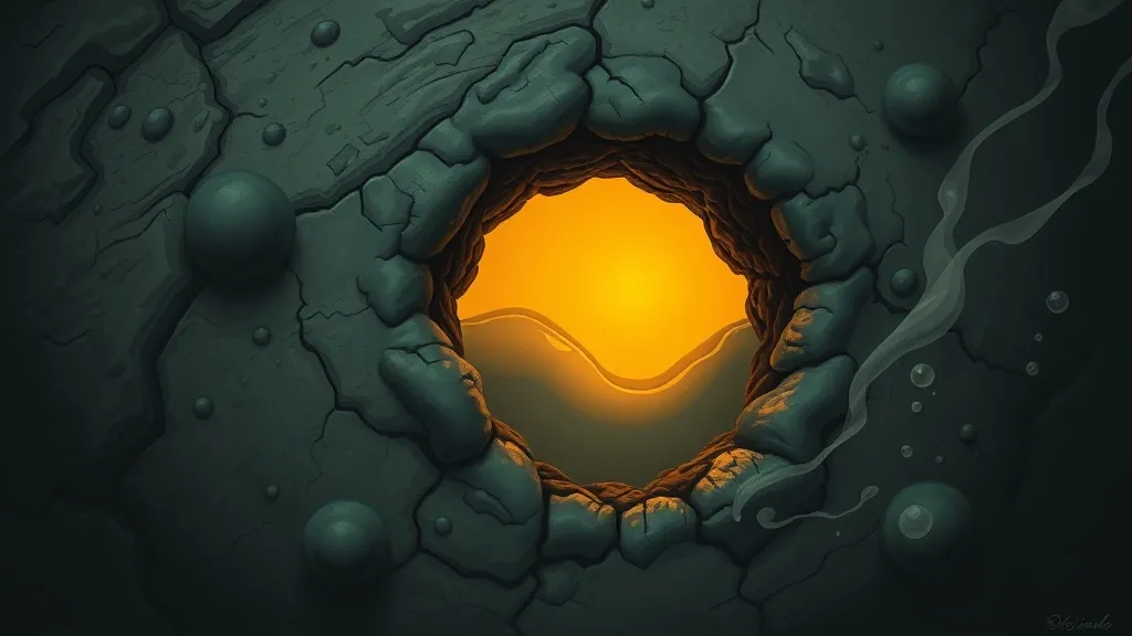 Dream symbol: puss-filled hole: symbolism: Symbol of Unresolved Conflicts and Stress
