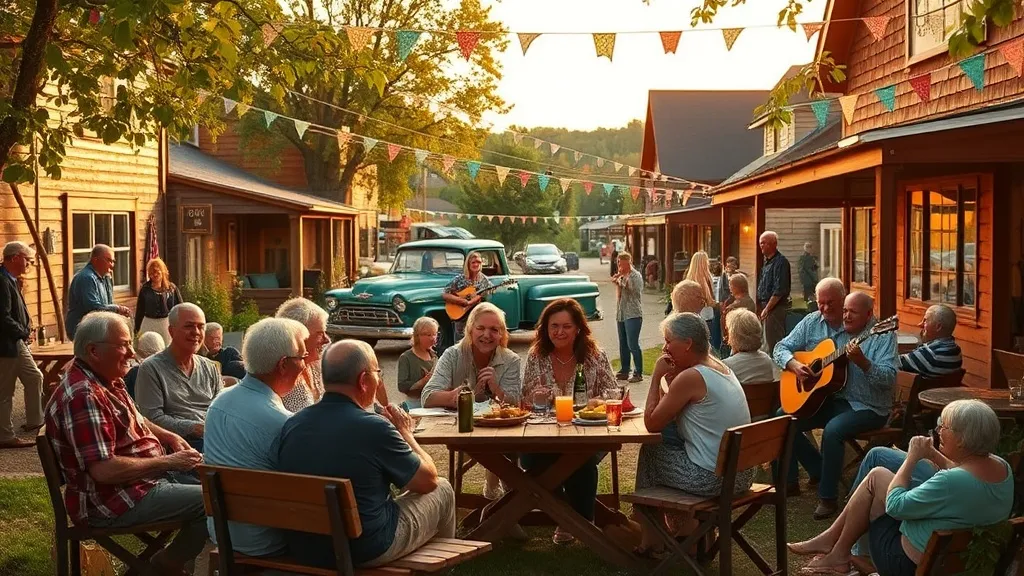 Dream symbol: small-town party: symbolism: Indication of Reconnecting with Roots