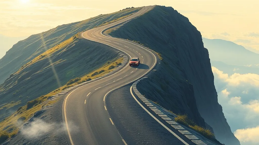 Dream symbol: steep hill road: scenarios: Dream about Driving Up a Steep Hill Road