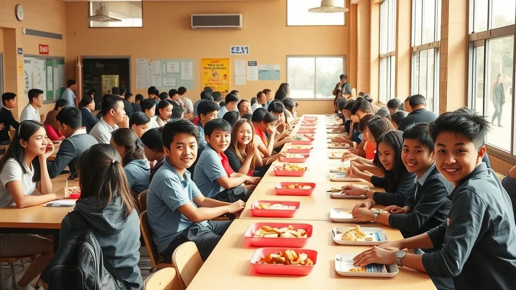 Dream symbol: students in canteen: intro