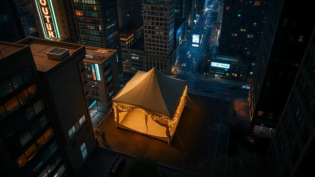 Dream symbol: tent with lights: demographics: Urban Dwellers and City Residents Dreaming of Illuminated Tents