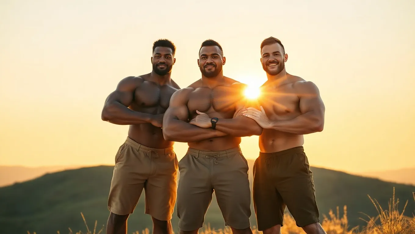 Dream symbol: three muscular men: symbolism: Emblem of Teamwork and Unity Dream symbol: three muscular men: symbolism: Emblem of Teamwork and Unity