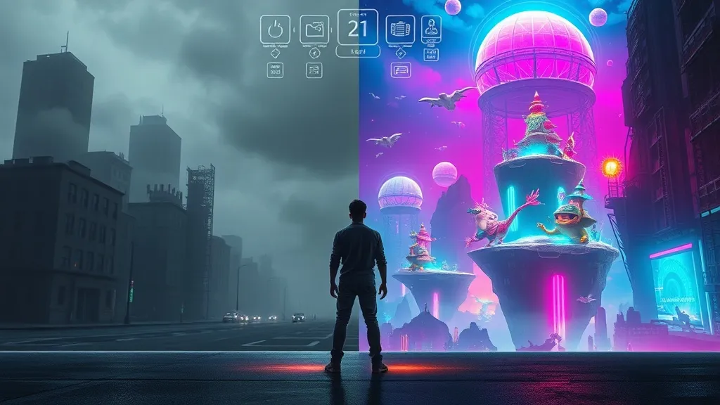 Dream symbol: video game setting: symbolism: Escaping Reality Through Fantasy Worlds