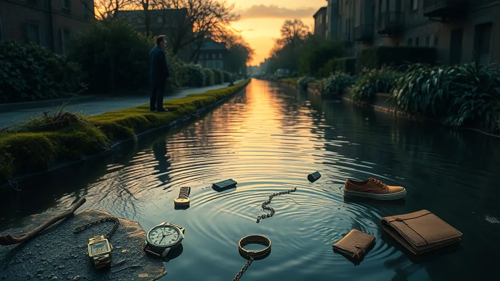 Dream symbol: water flowing in canal: scenarios: Dream of Lost Objects Floating in a Flowing Canal