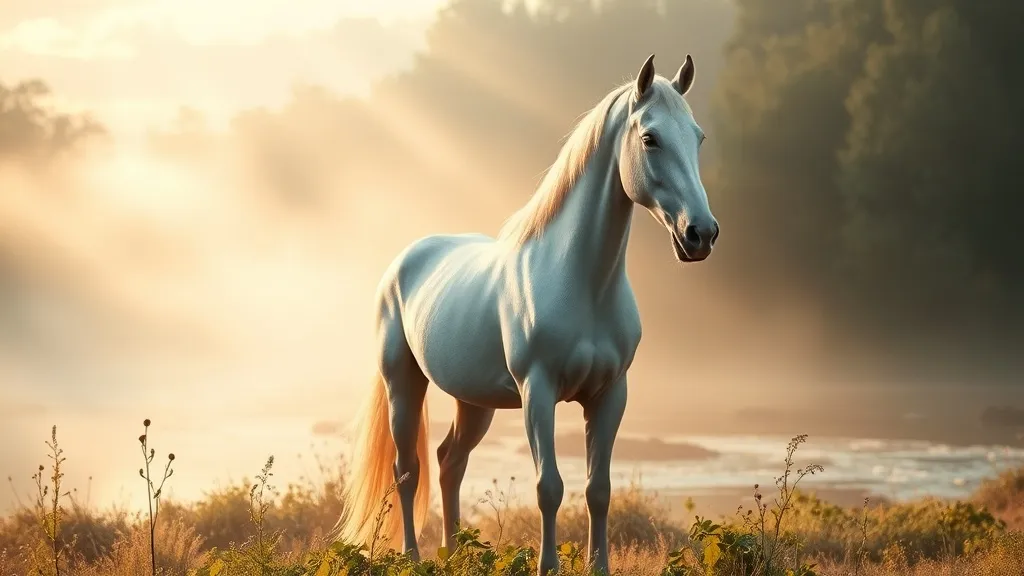 Dream symbol: white charger: symbolism: Inner Peace and Emotional Healing