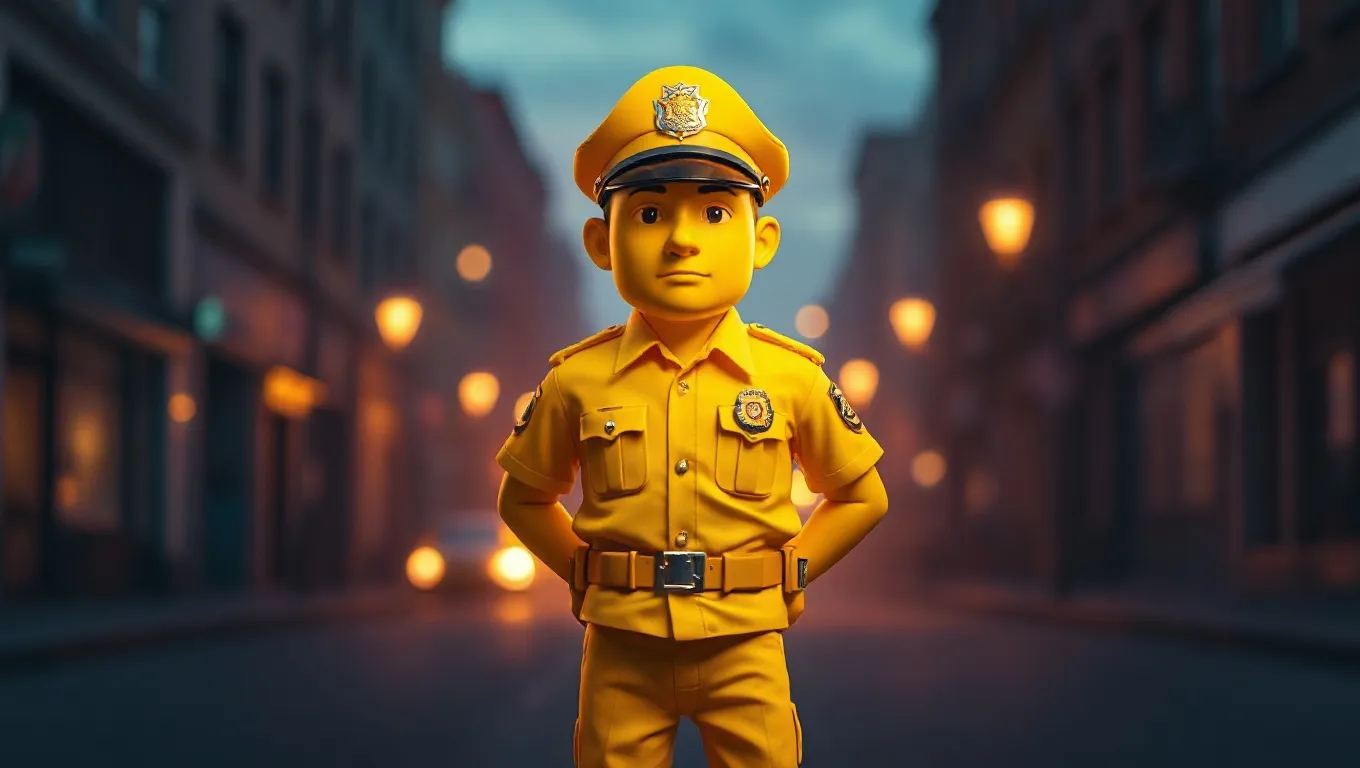 Dream symbol: yellow police character: intro Dream symbol: yellow police character: intro