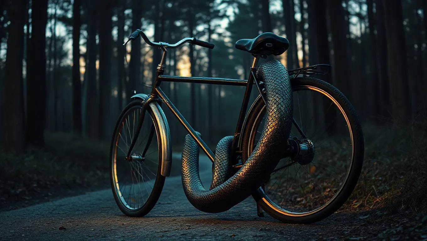 Dream About Bike with Snake-Like Tire Meaning & Symbolism