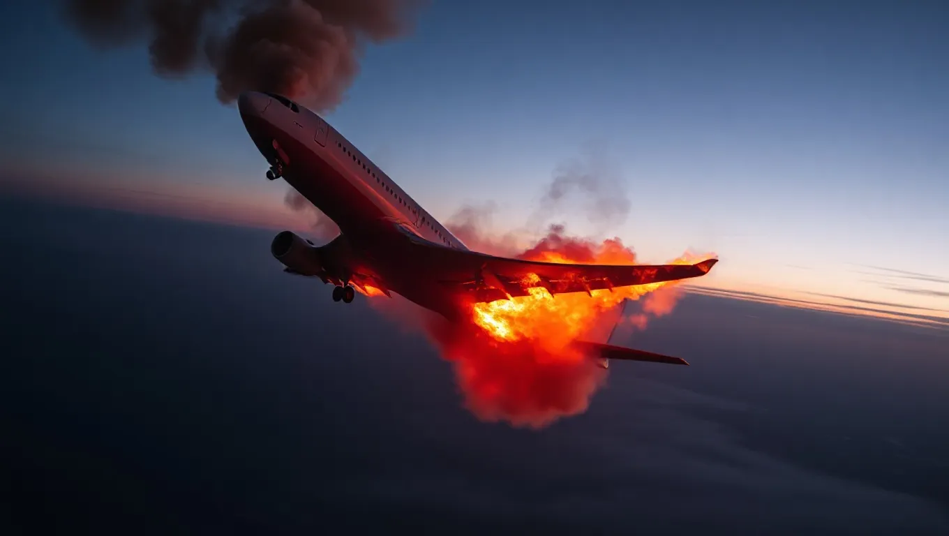 Dream symbol: burning plane: symbolism: Reflection of Fear of Losing Control Dream symbol: burning plane: symbolism: Reflection of Fear of Losing Control