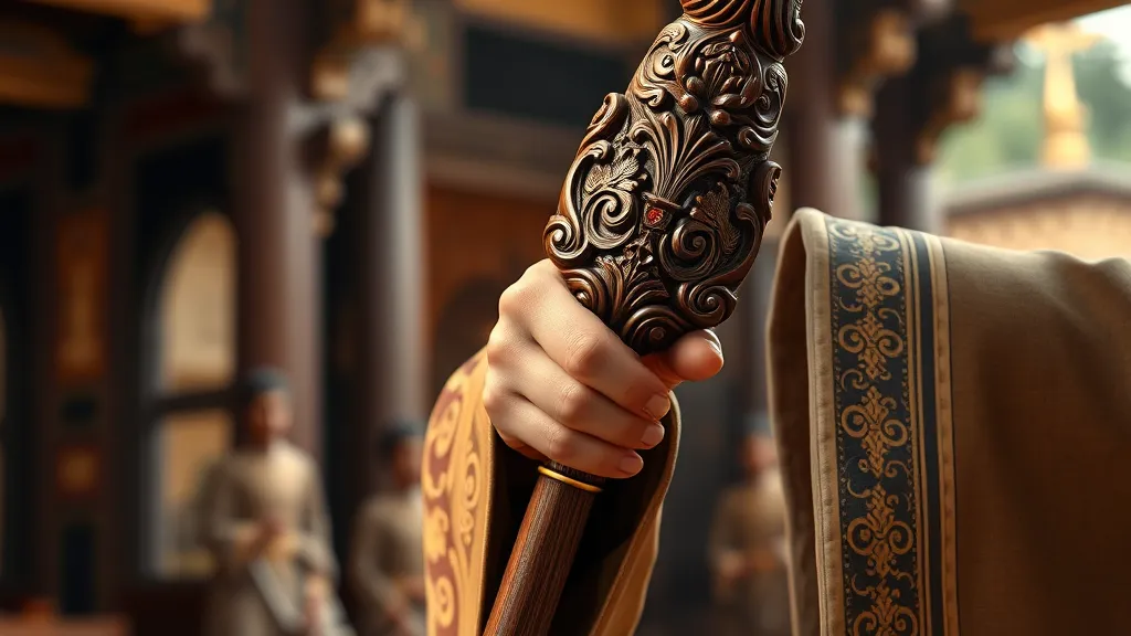 Dream symbol: decorated wooden stick: symbolism: Mark of Social Status and Prestige