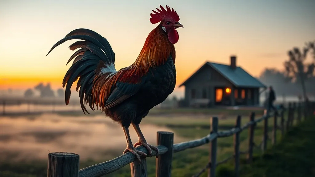 Dream symbol: father cock's crow: symbolism: Indication of Vigilance and Protection