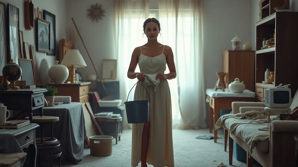 Dream symbol: young woman: scenarios: Dream of a Young Woman Cleaning