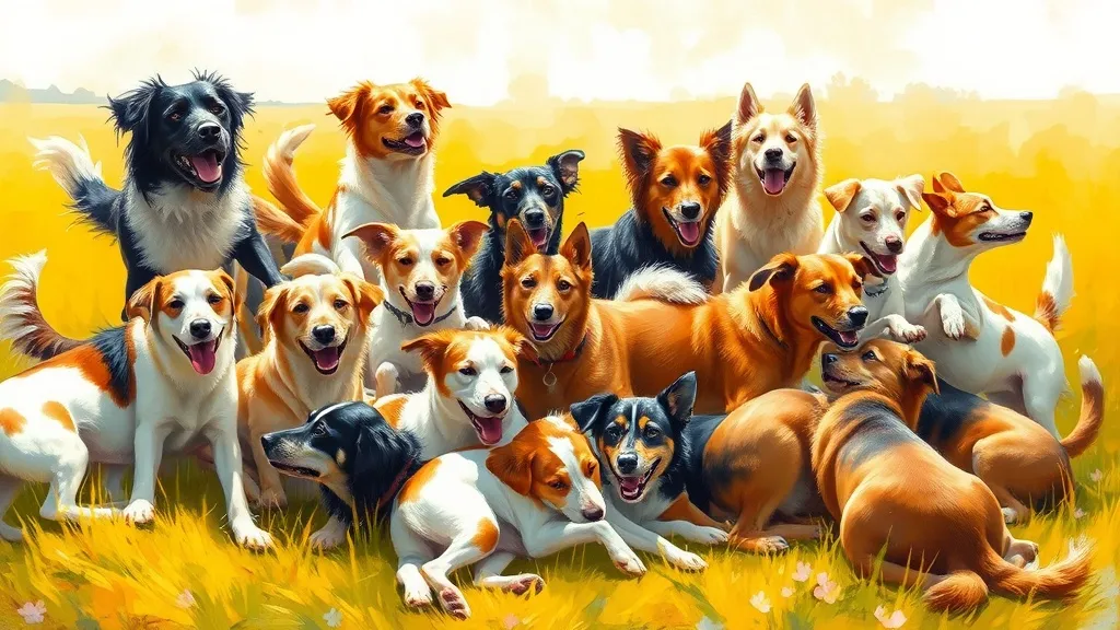 Dream symbol: many dogs: symbolism: Energy and Vitality