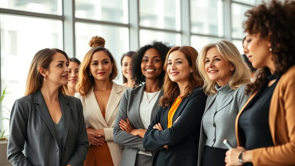 Dream symbol: group of ladies: demographics: Women in Leadership Roles Facing Challenges