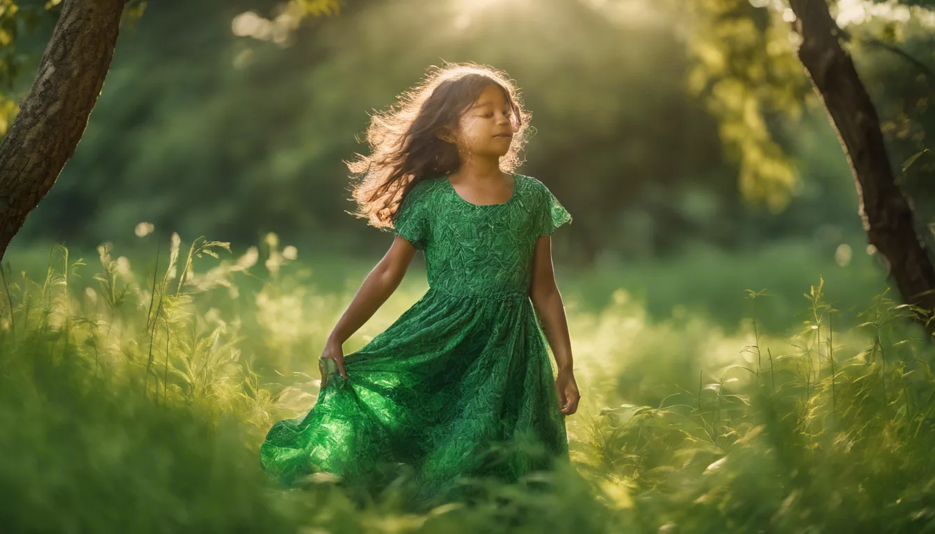 Dream symbol: green color dress girl: intro