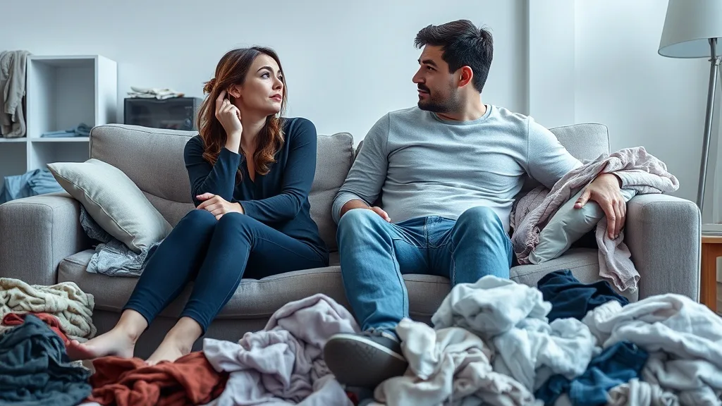 Dream symbol: piles of laundry: symbolism: Problems in Relationships or Family