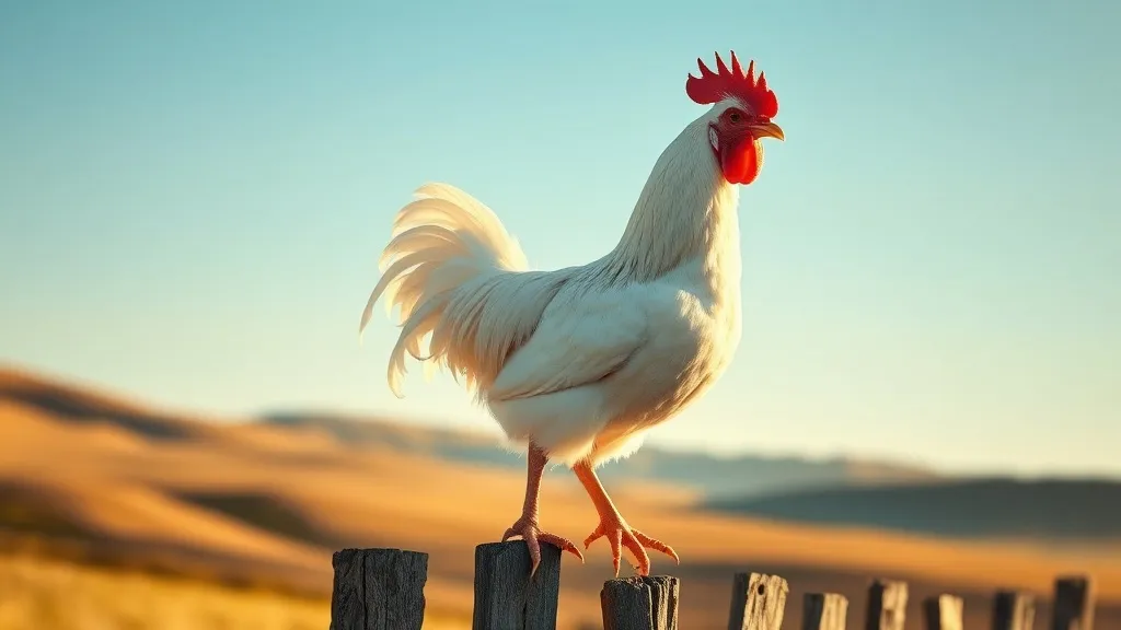 Dream symbol: white and cream-colored cocks: symbolism: Representation of Masculine Energy and Leadership