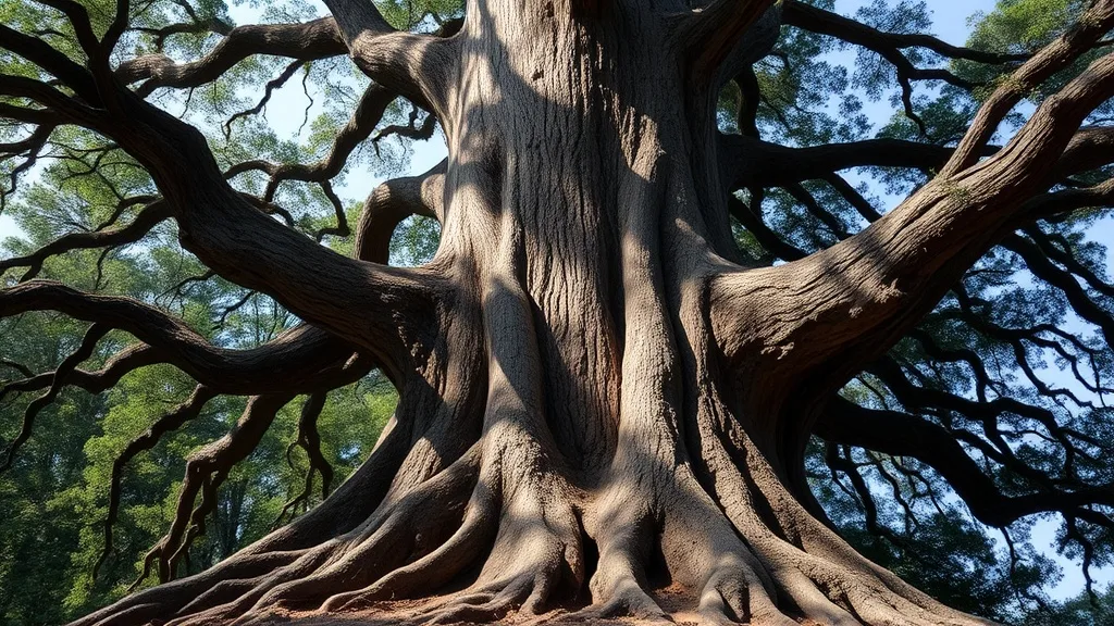Dream symbol: huge tree: scenarios: Dream about a giant tree