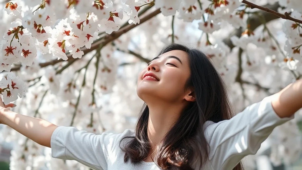 Dream symbol: blue cherry blossoms: symbolism: Joy and Happiness