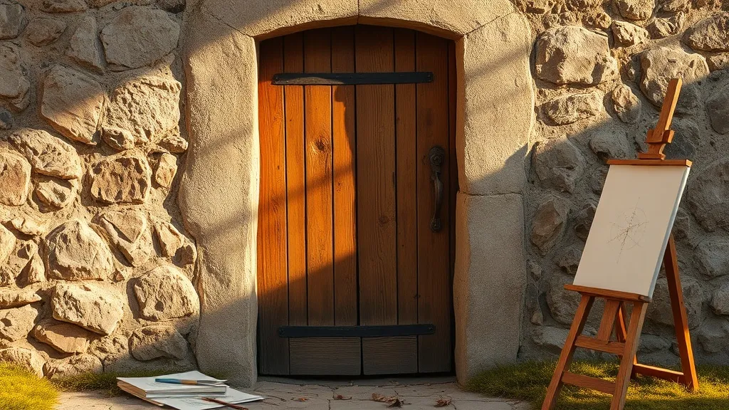 Dream symbol: old brown door: demographics: Creative Professionals and Artists Seeking Inspiration