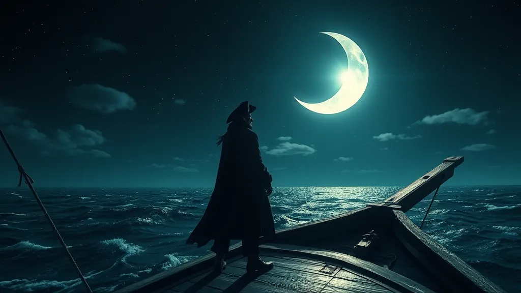 Dream symbol: pirate moon with star: demographics: Fans of Mythology and Folklore Dreaming of Pirate Moon with Star