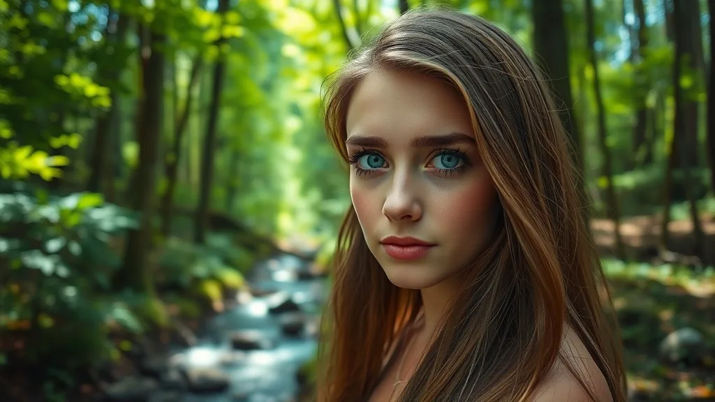 Dream symbol: aquamarine eyes: scenarios: Dream of Aquamarine Eyes in Nature