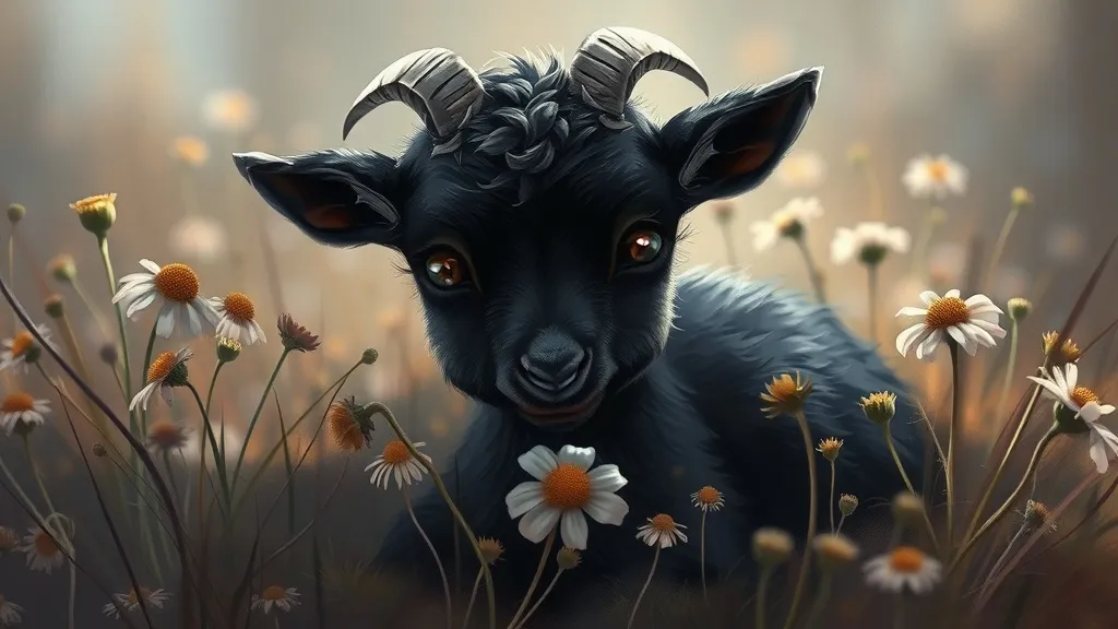 Dream symbol: baby black goats: scenarios: Dream About Finding a Baby Black Goat